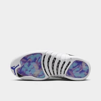 Women's 12 Retro Black / Hyper Royal - Metallic Silver