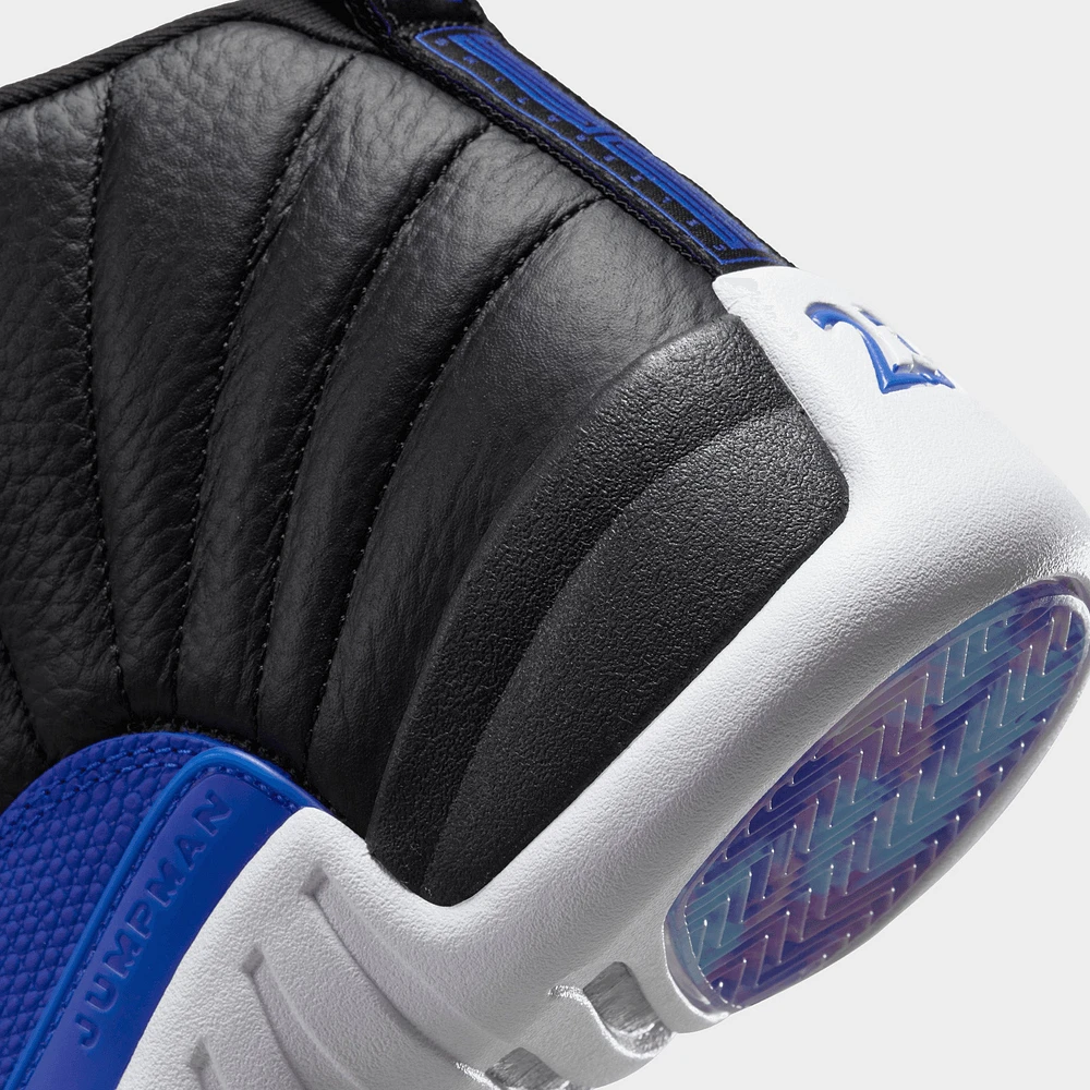 Women's 12 Retro Black / Hyper Royal - Metallic Silver