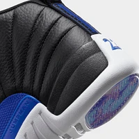 Women's 12 Retro Black / Hyper Royal - Metallic Silver
