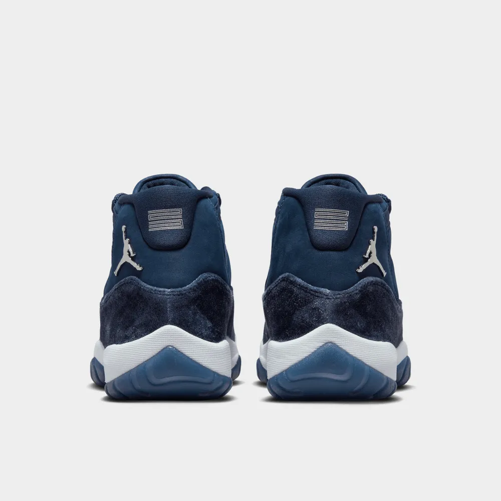 Jordan Women’s 11 Retro Midnight Navy / Metallic Silver - White