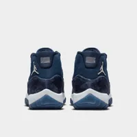 Jordan Women’s 11 Retro Midnight Navy / Metallic Silver - White