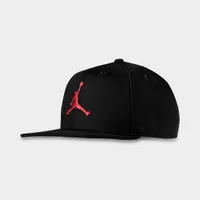 Jordan Pro Jumpman Snapback Black / Black - Gym Red