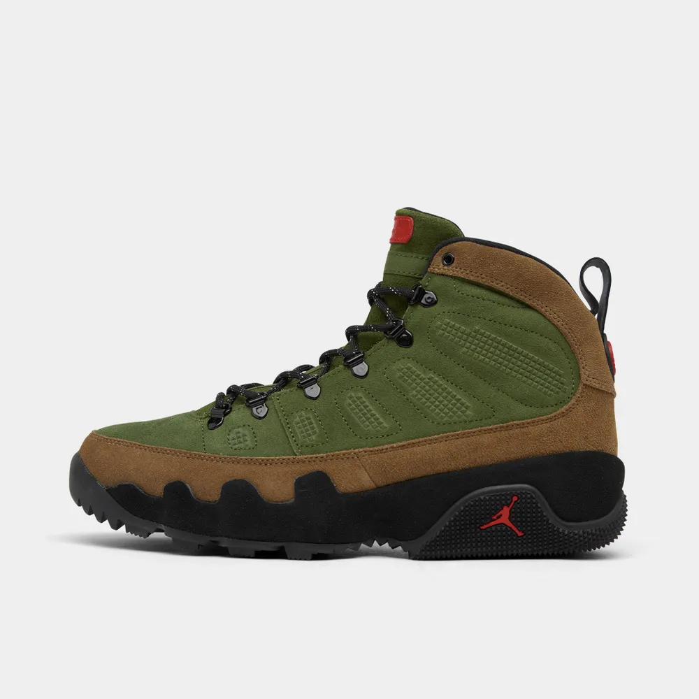 Jordan 9 Retro Boot Military Brown / Legion Green