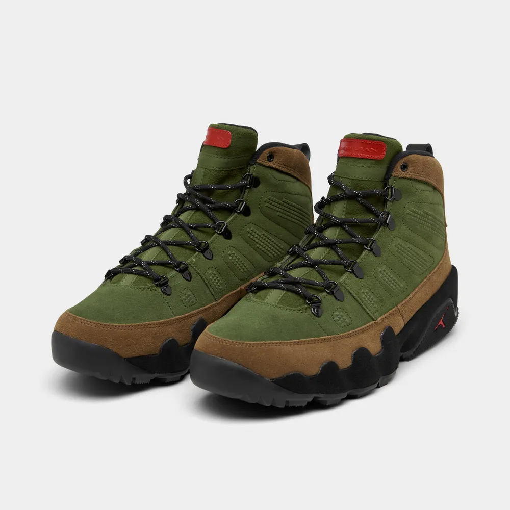 Jordan 9 Retro Boot Military Brown / Legion Green