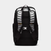 Nike Elite Pro Basketball Backpack Black / White - Metallic Gold