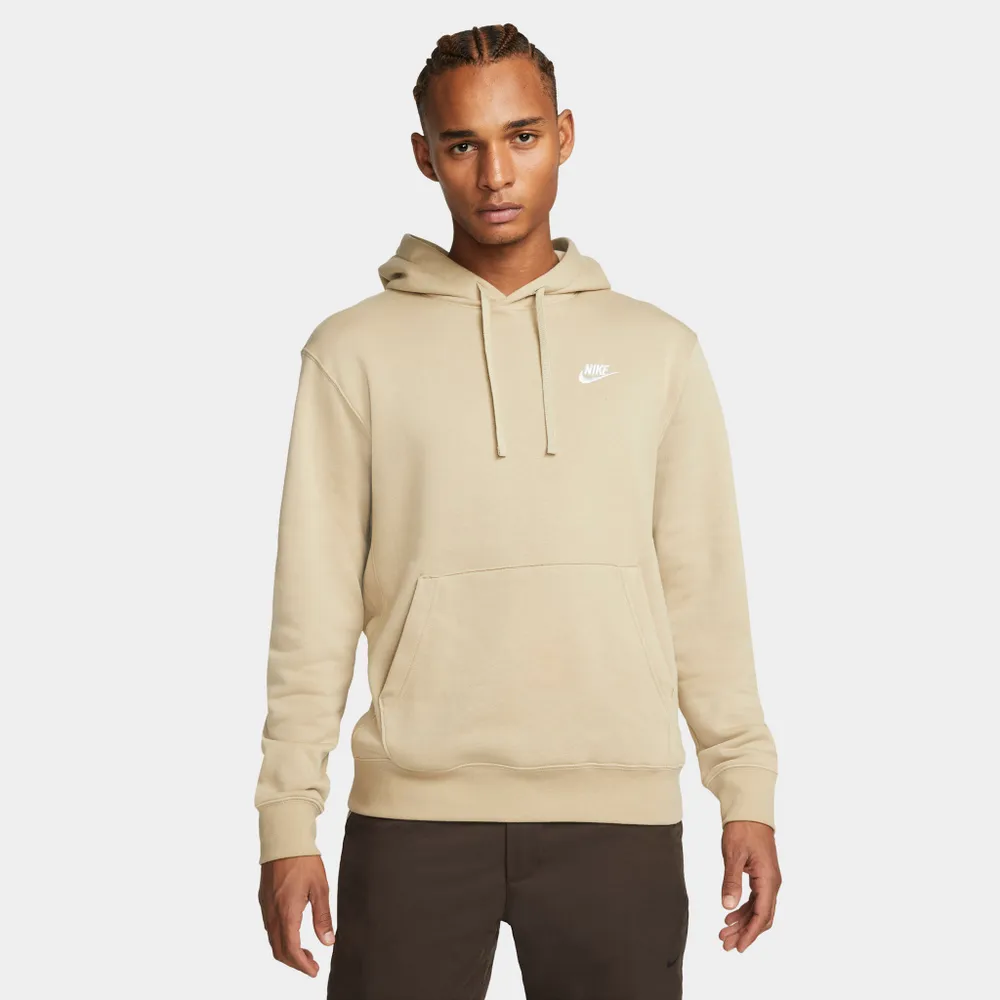 Nike Sportswear Club Fleece Pullover Hoodie Limestone / - White