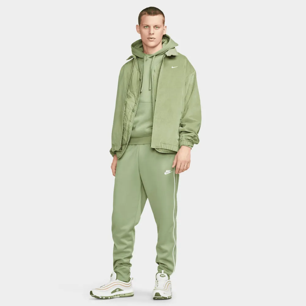 Nike Sportswear Club Pullover Hoodie Oil Green / - White