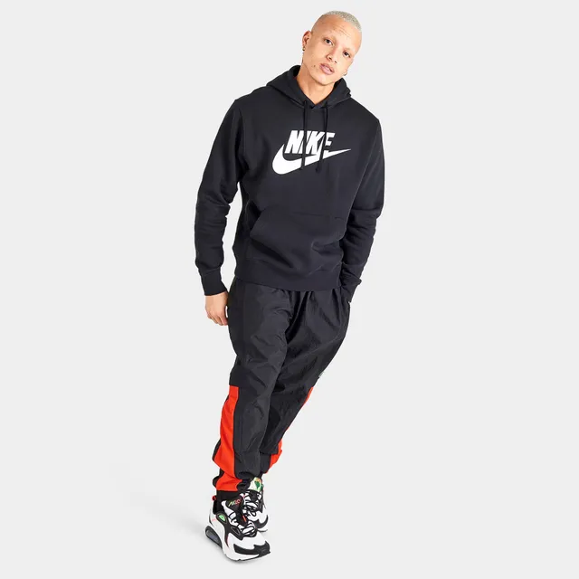 Nike NSW Club Fleece Overhead Hoodie - Black/White