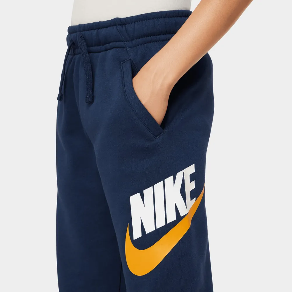 Nike Sportswear Junior Boys' Club Fleece Pants Midnight Navy / - White