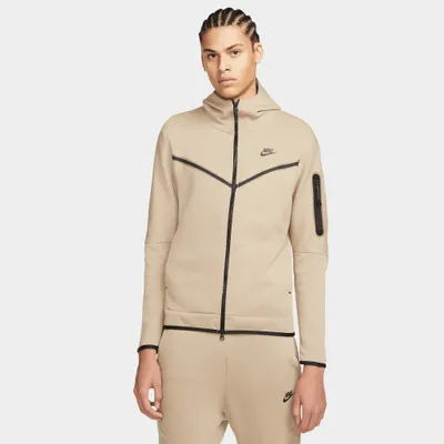 Nike Sportswear Tech Fleece Full-Zip Hoodie Khaki / Black