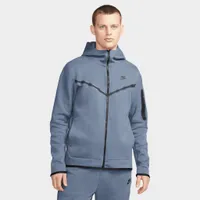 Nike Sportswear Tech Fleece Full Zip Hoodie Diffused Blue / Black