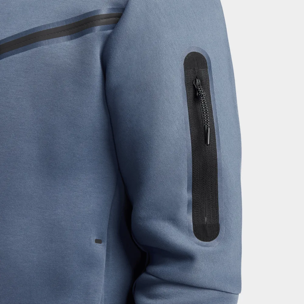 Nike Sportswear Tech Fleece Full Zip Hoodie Diffused Blue / Black