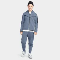 Nike Sportswear Tech Fleece Full Zip Hoodie Diffused Blue / Black