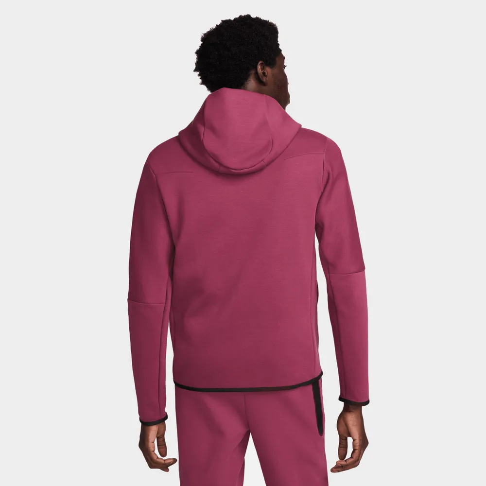 Nike Sportswear Tech Fleece Full Zip Hoodie Rosewood / Black