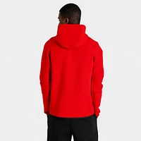 Nike Sportswear Tech Fleece Full Zip Hoodie Windrunner Gym Red / Black