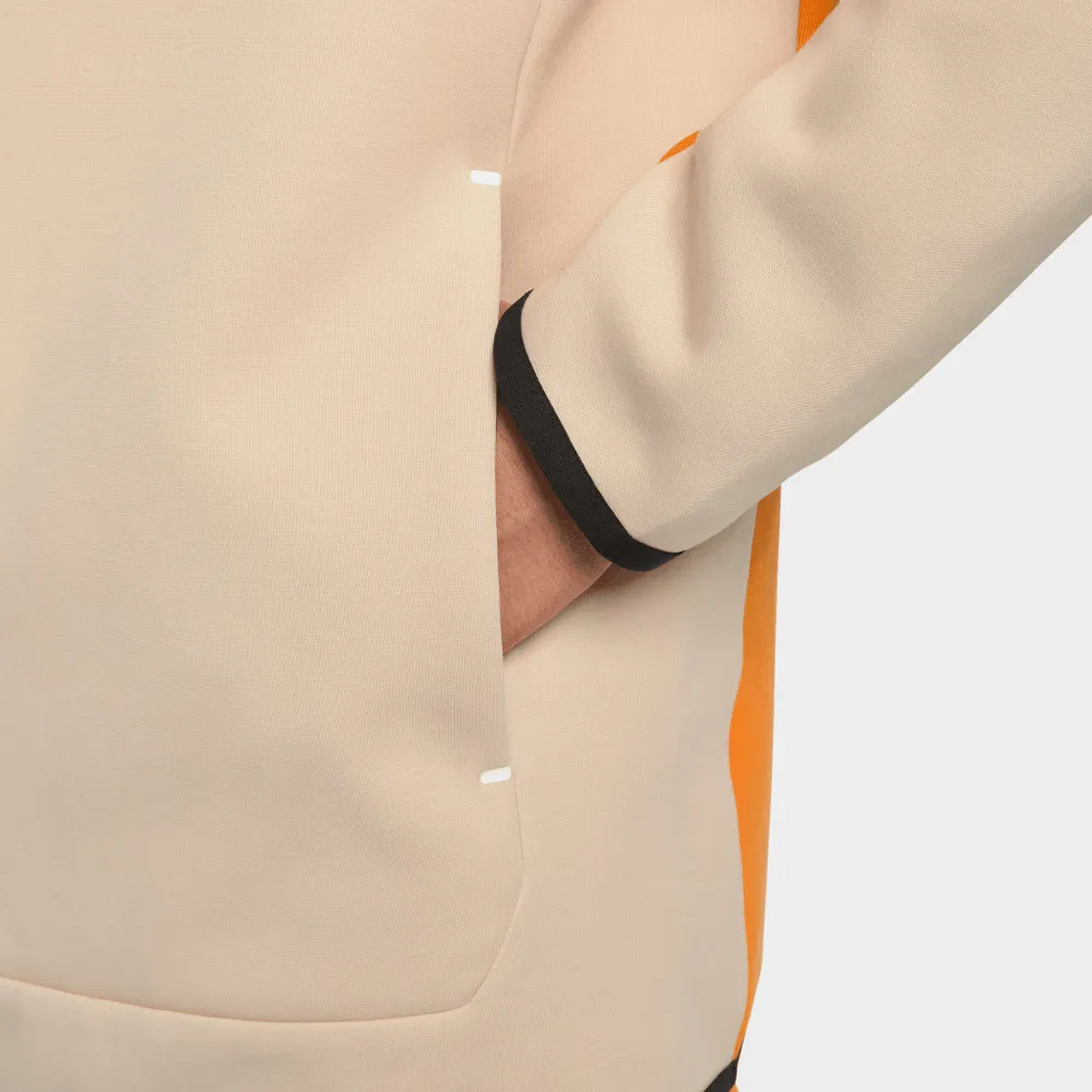 Nike Sportswear Tech Fleece Full Zip Wind Runner Hoodie Kumquat / Sanddrift - White