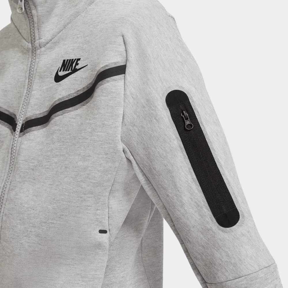 Black Nike Tech Fleece Full Zip Hoodie Junior