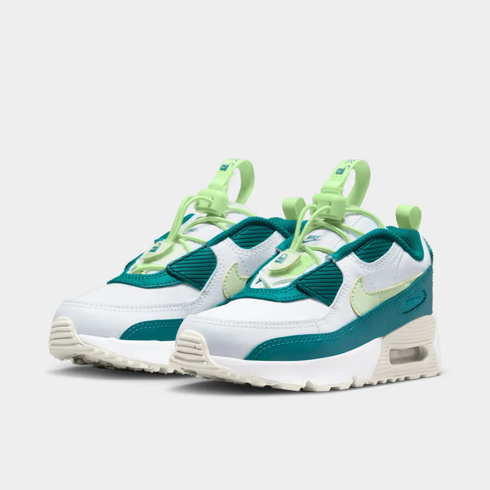 Nike Air Max 90 Toggle PS White / Barely Volt - Spruce