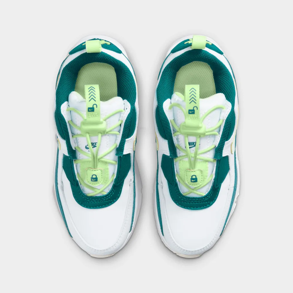 Nike Air Max 90 Toggle PS White / Barely Volt - Spruce