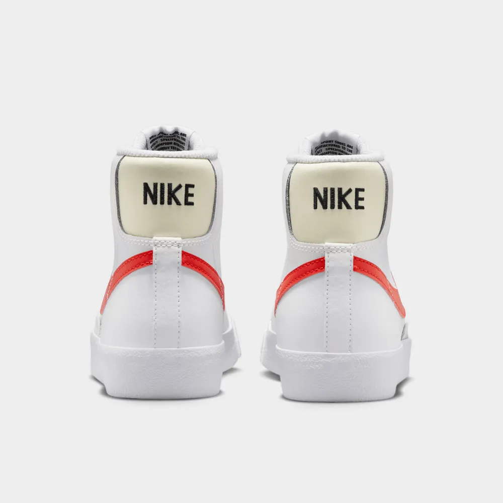 Nike Blazer Mid '77 GS White / Picante Red - Coconut Milk