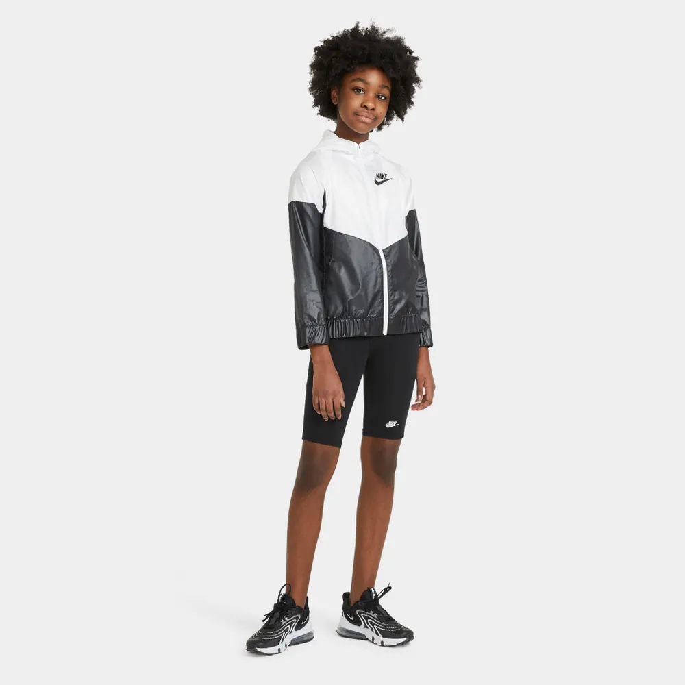 Nike Sportswear Junior Girls’ Windrunner Jacket White / Black
