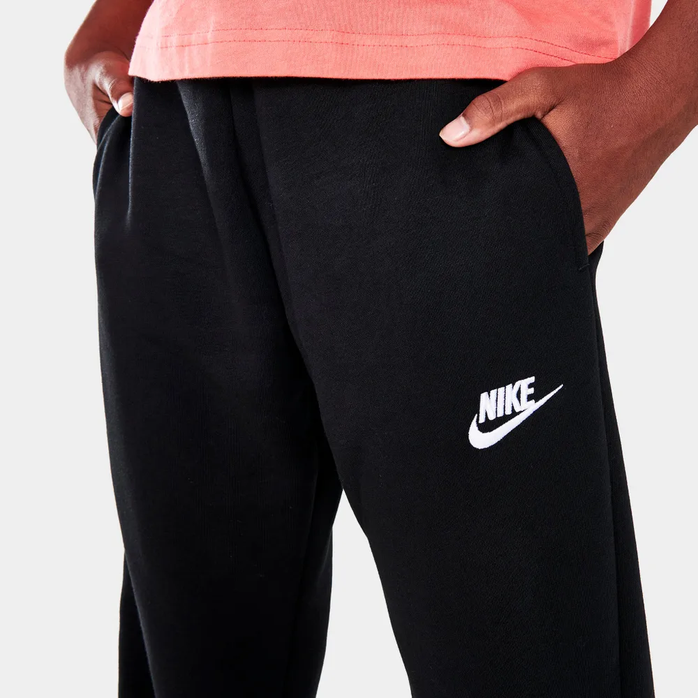 Nike Sportswear Junior Girls’ Club Fleece Joggers Black / White