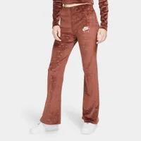 Nike Air Women’s Velour Mid-Rise Pants Bronze Eclipse / White