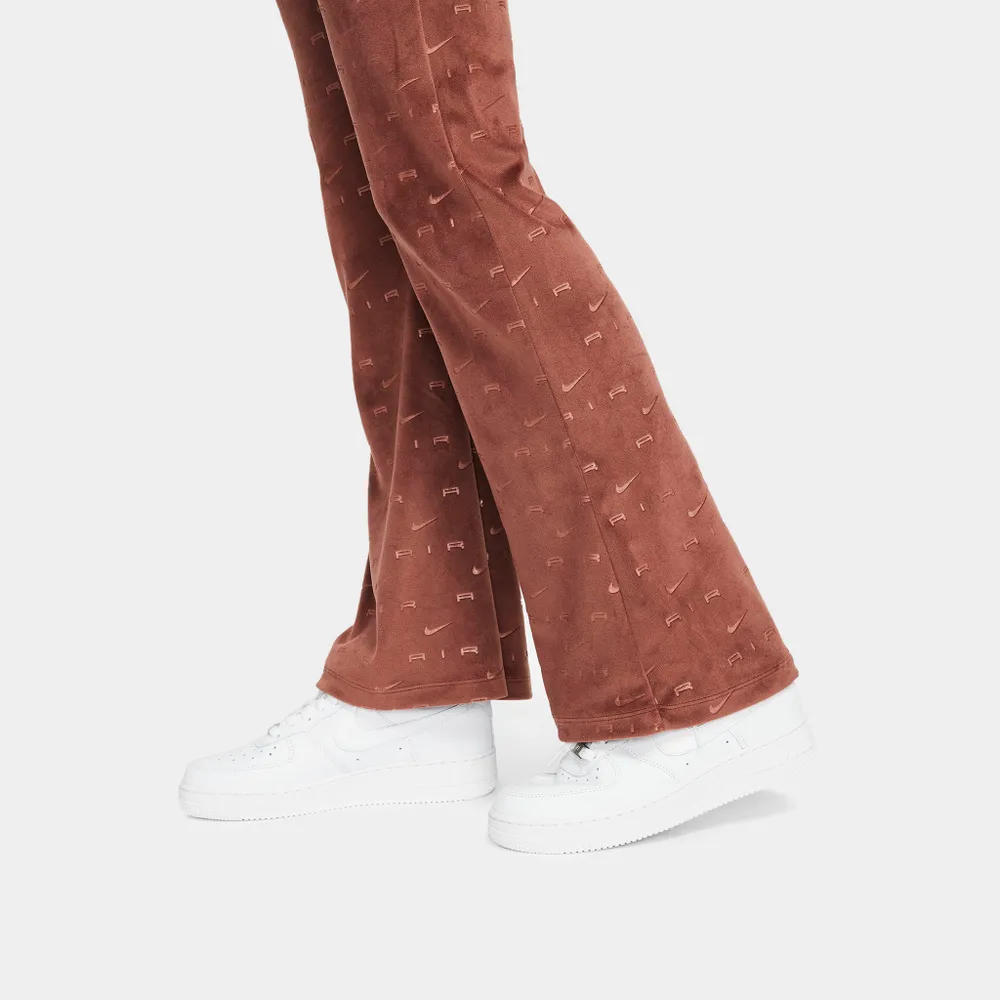 Nike Air Women’s Velour Mid-Rise Pants Bronze Eclipse / White