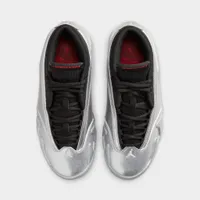 Jordan Women's 14 Retro Low Metallic Silver / Fire Red - Wolf Grey