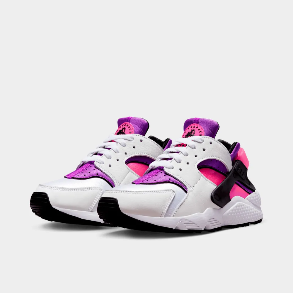 Nike Women's Air Huarache White / Black - Hyper Pink