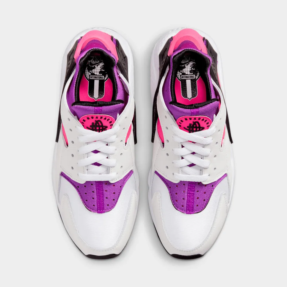 Nike Women's Air Huarache White / Black - Hyper Pink
