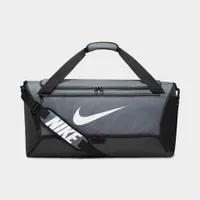 Nike Brasilia 9.5 Training Duffel Bag (Medium, 60L) Iron Grey / Black - White