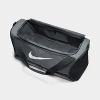 Nike Brasilia 9.5 Training Duffel Bag (Medium, 60L) Iron Grey / Black - White