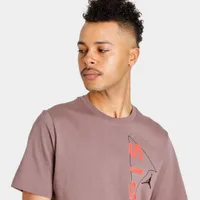 Jordan Paris Saint-Germain T-shirt Plum Eclipse / Bright Crimson - Black