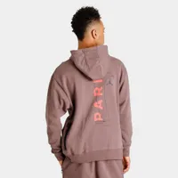 Jordan Paris Saint-Germain Pullover Hoodie Plum Eclipse / Bright Crimson