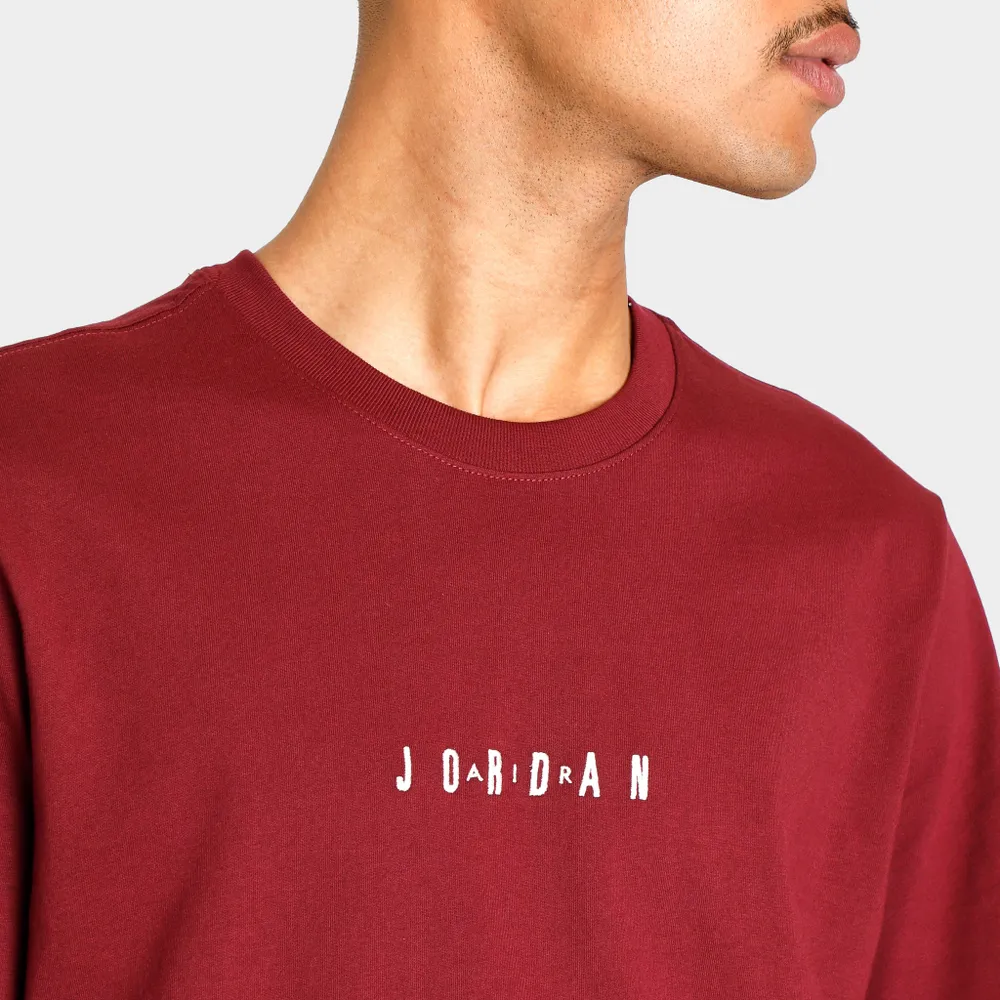 Jordan Air T-shirt Cherrywood Red / Sail