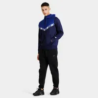 Nike Sportswear Repeat Full-Zip Hoodie Blackened Blue / Deep Royal - White