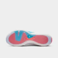 Jordan Luka 1 White / Metallic Silver - Neon Turquoise