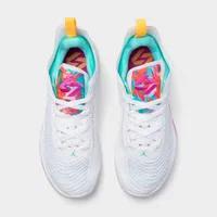 Jordan Luka 1 White / Fire Pink - Dynamic Turquoise