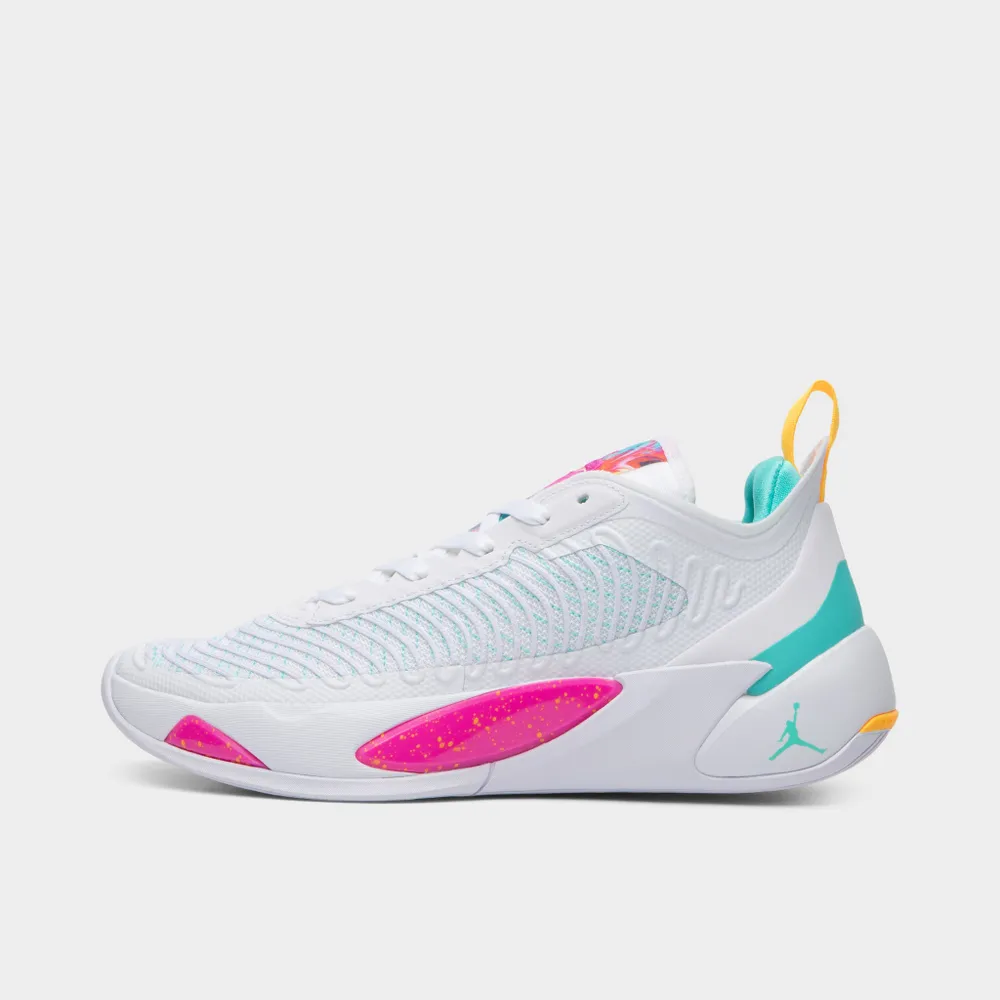 Jordan Luka 1 White / Fire Pink - Dynamic Turquoise