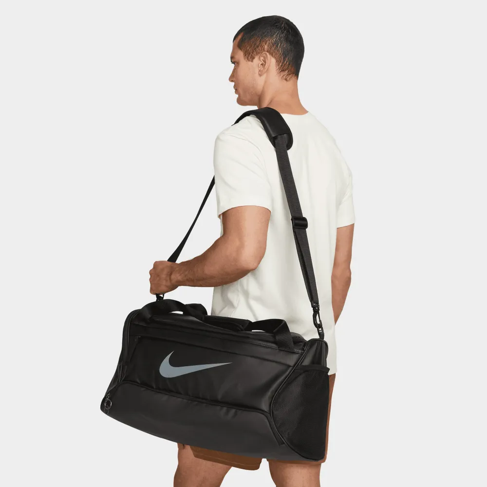 Nike Brasilia 9.5 Training Small Duffle - Flint Grey/Black/White