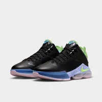 Nike LeBron 19 Low Black / Ghost Green - Purple Pulse