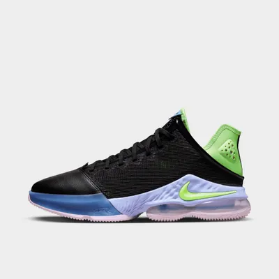 Nike LeBron 19 Low Black / Ghost Green - Purple Pulse