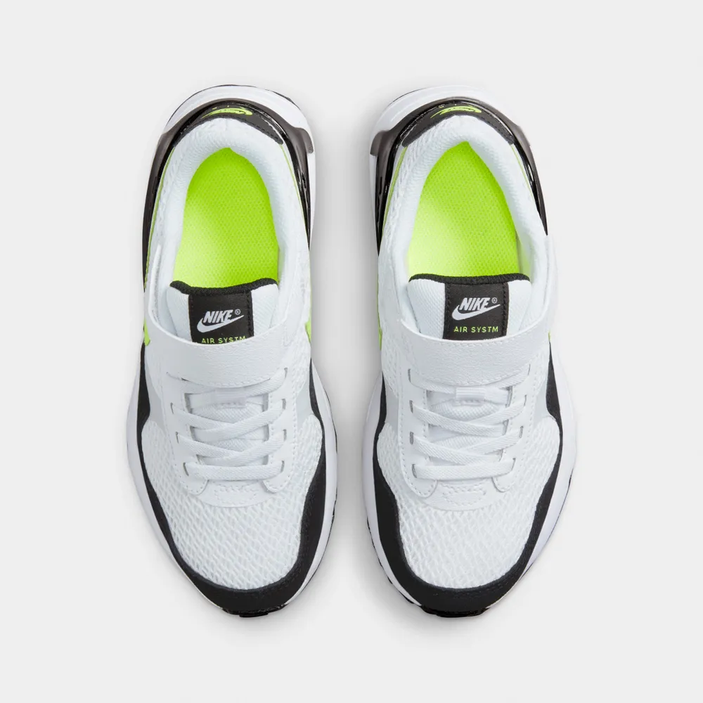Nike Air Max SYSTM PS White / Black - Volt