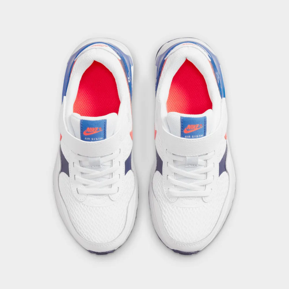 Nike Air Max SYSTM PS White / Bright Crimson - Midnight Navy
