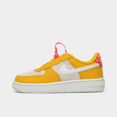 Nike Force 1 Toggle SE Yellow Ochre / Pearl White - Bright Crimson