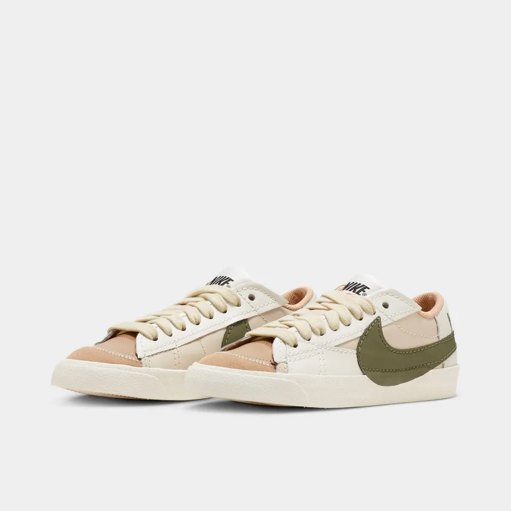 Nike Women’s Blazer Low ’77 Jumbo Sanddrift / Medium Olive - Light Silver