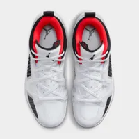 Jordan 37 Low White / Black - Siren Red