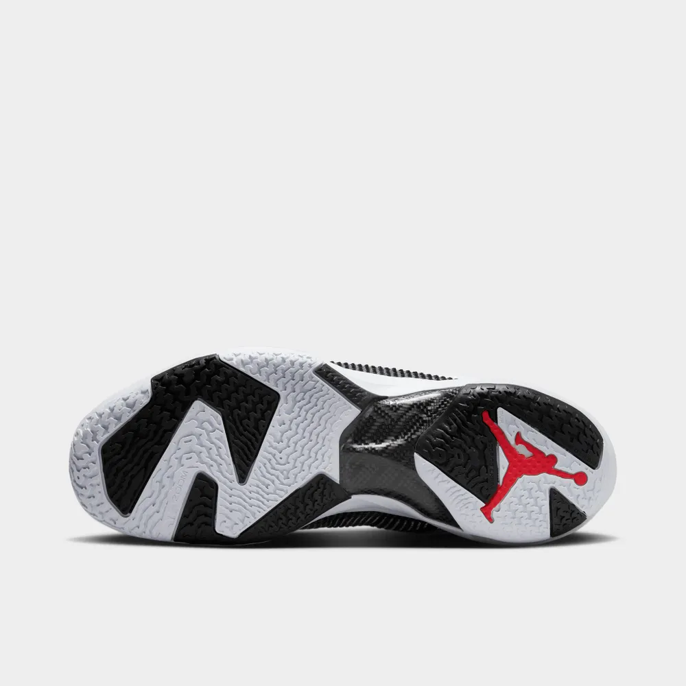 Jordan 37 Low White / Black - Siren Red