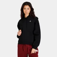 Jordan Women's Brooklyn Fleece Pullover Hoodie Black / White